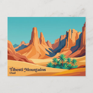 Carte Postale Montagnes du Tibesti Tchad