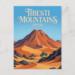 Carte Postale Montagnes du Tibesti Tchad