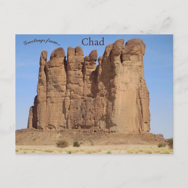 Carte Postale Montagnes Ennedi Tchad (Devant)