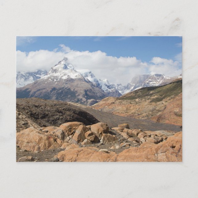 Carte Postale Montagnes Enneigées (Devant)