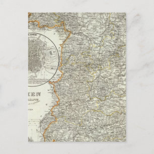Carte Postale Montagnes et rivières de Madrid