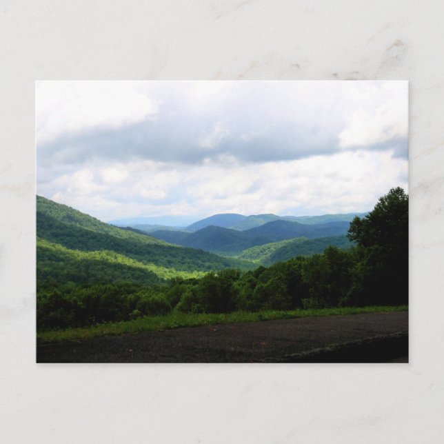 Carte Postale Montagnes fumées (Devant)
