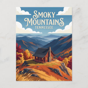 Carte Postale Montagnes fumées USA