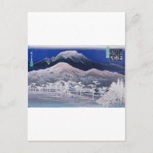 Carte Postale Montagnes japonaises vers 1800