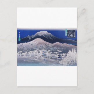Carte Postale Montagnes japonaises vers 1800