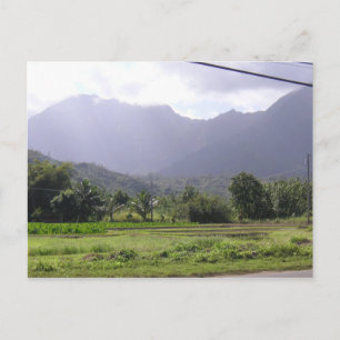 Carte Postale Montagnes Misty en Kauai, Hawaii