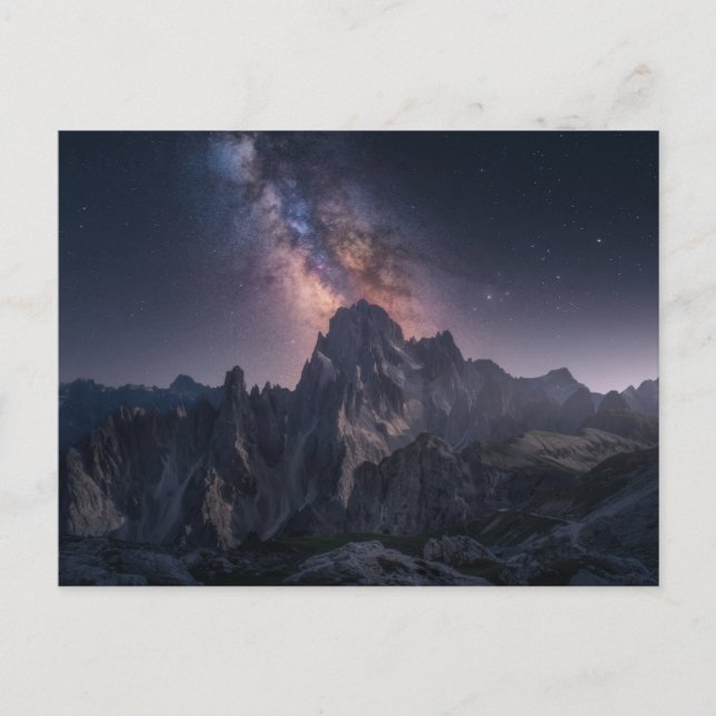 Carte Postale Montagnes | Montagnes des Dolomites, Italie (Devant)
