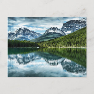 Carte Postale Montagnes Rocheuses canadiennes, Alberta Canada