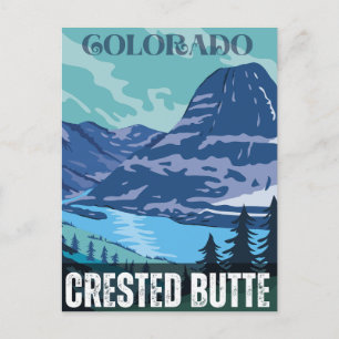 Carte Postale Montagnes rocheuses de la Butte crêpée colorado