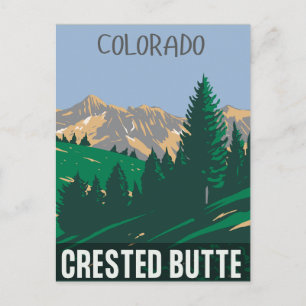 Carte Postale Montagnes rocheuses de la Butte crêpée colorado