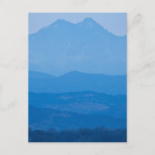Carte Postale Montagnes Rocheuses Twin Peaks Blue Hazers Layers.