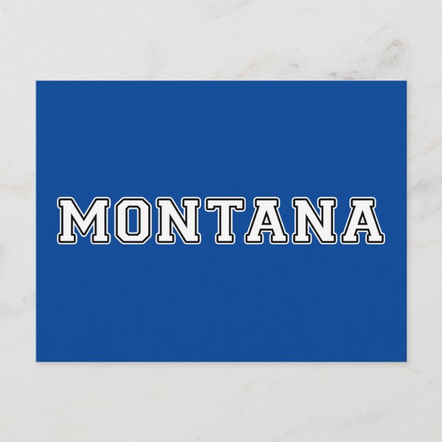 Carte Postale Montana (Devant)