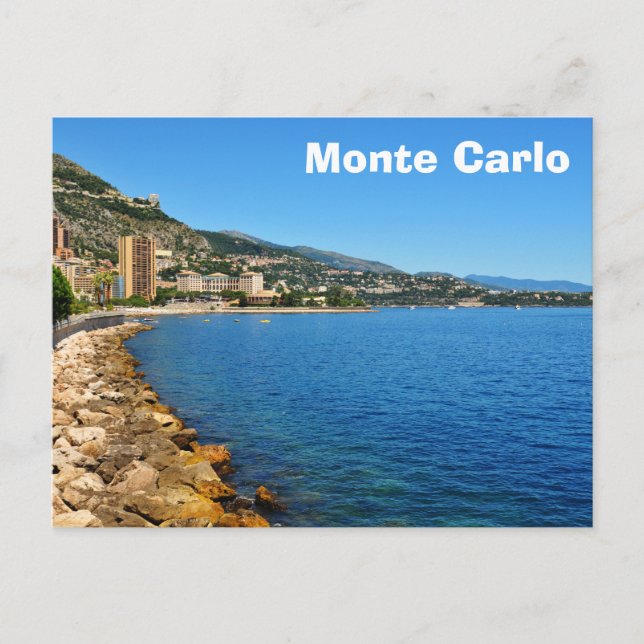 Carte Postale Monte Carlo à Monaco (Devant)
