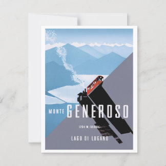 Carte postale Monte Generoso - Illustration de l'a
