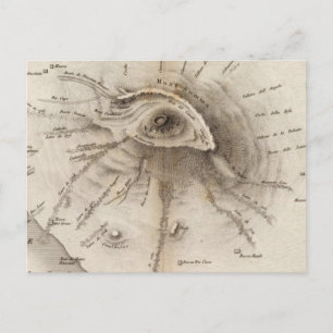 Carte Postale Monte Vesuve