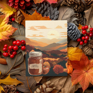 Carte Postale Montebello VA Beurre de pomme des monts Blue Ridge