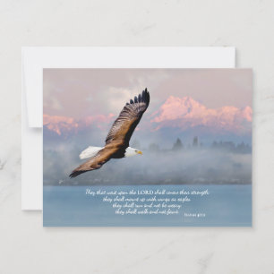 Carte Postale Monter Avec Des Ailes Comme Des Aigles Beaux Art B