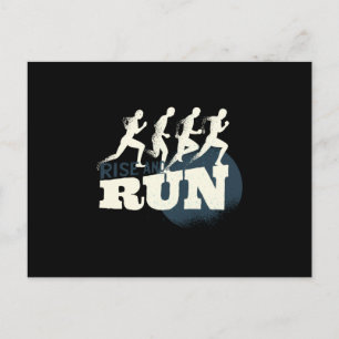 Carte Postale Monter et courir
