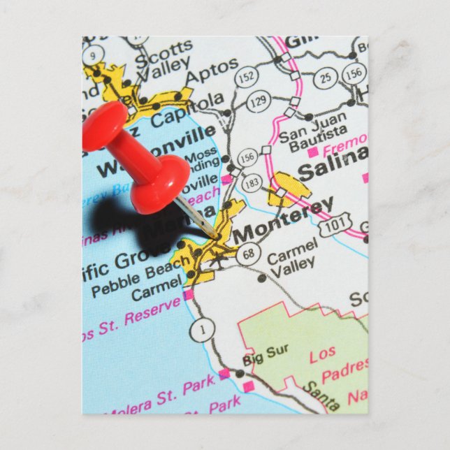 Carte Postale Monterey, Californie (Devant)