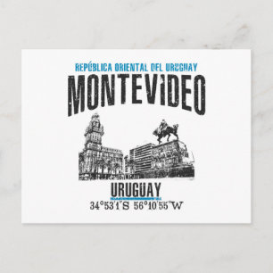 Carte Postale Montevideo