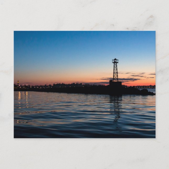 Carte Postale Montevideo À Dawn, Uruguay (Devant)