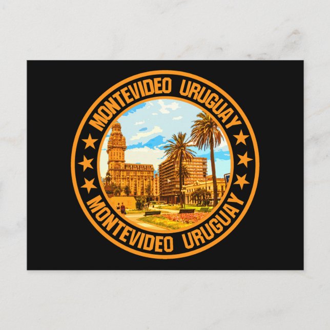 Carte Postale Montevideo Uruguay (Devant)