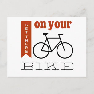 Carte Postale Montez sur votre vélo