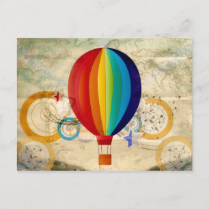Carte Postale Montgolfière