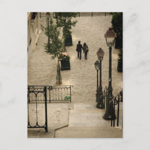 Carte postale Montmartre Steps