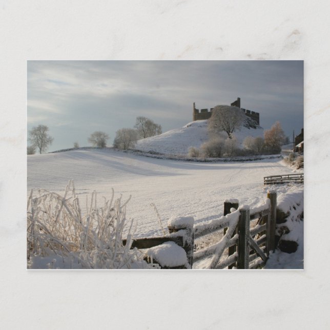 Carte postale montrant Château Hume en hiver (Devant)