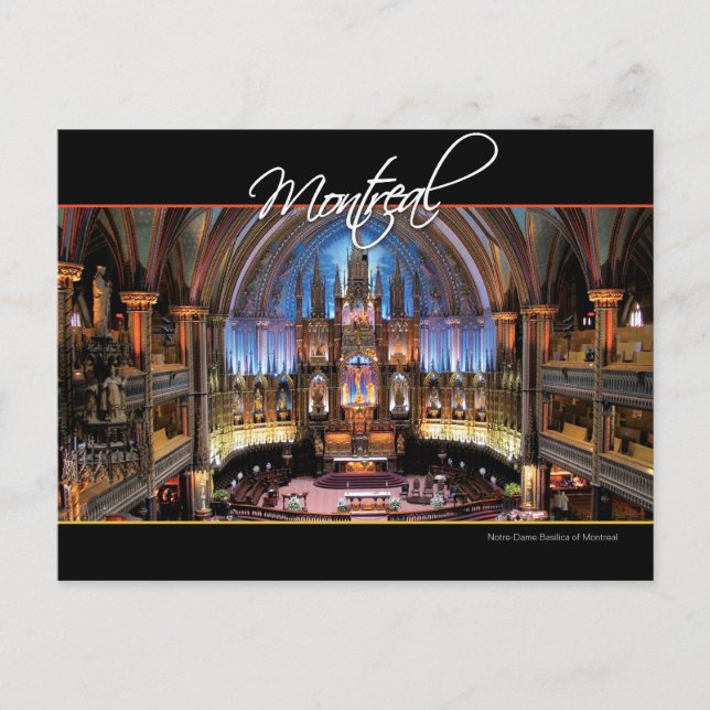 Carte postale Montréal (Devant)