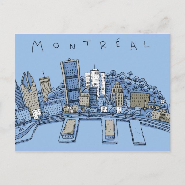 Carte Postale Montréal (Devant)