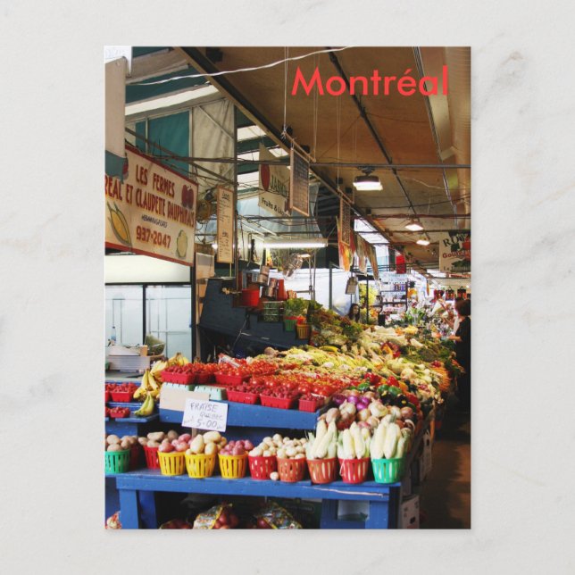 Carte postale Montréal Atwater Market (Devant)
