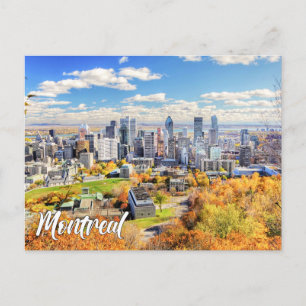 Carte Postale Montréal centre-ville, Québec, Canada