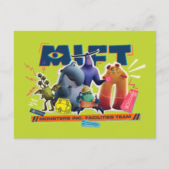 Carte Postale Montres au travail | Équipe de l'installation de M (Devant)