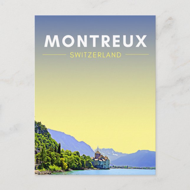 Carte Postale Montreux Suisse (Devant)