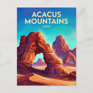 Carte Postale Monts Acacus, Tadrart Acacus Libye
