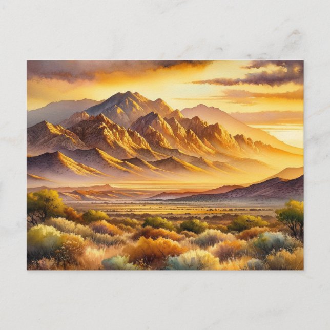 Carte Postale Monts Sandia Nouveau-Mexique (Devant)