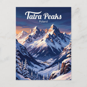 Carte Postale Monts Tatra Pologne