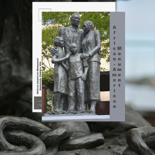 Carte Postale Monument africain-américain de Savannah Géorgie