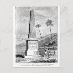 Carte Postale Monument au capitaine James Cook