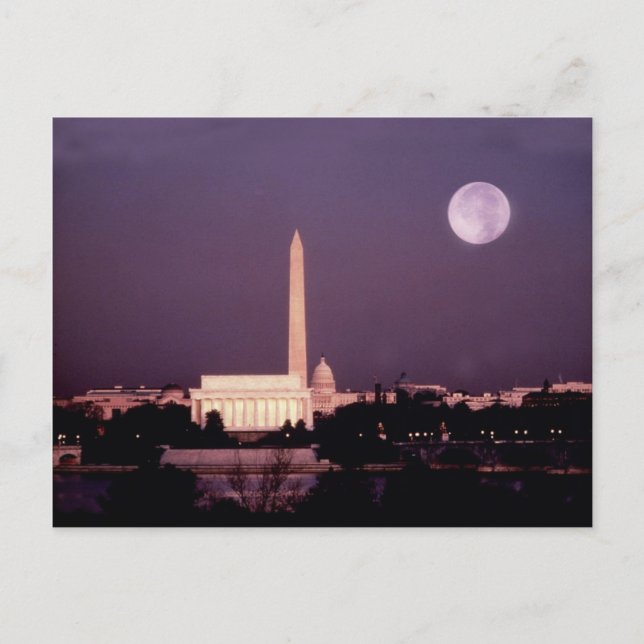 Carte Postale Monument au Capitole et Jefferson (Devant)