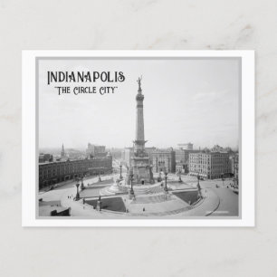Carte Postale Monument Circle, Indianapolis