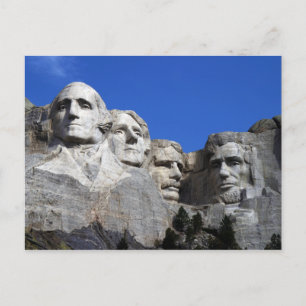 Carte Postale Monument commémoratif national du Mont Rushmore