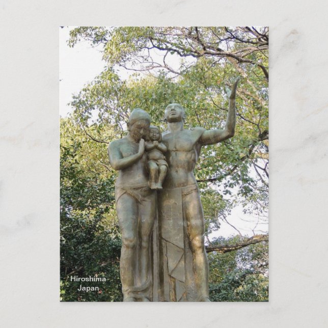 Carte Postale Monument de la prière, Parc de la Paix d'Hiroshima (Devant)
