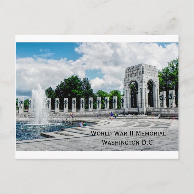 Carte Postale Monument de la Seconde Guerre mondiale (Devant)