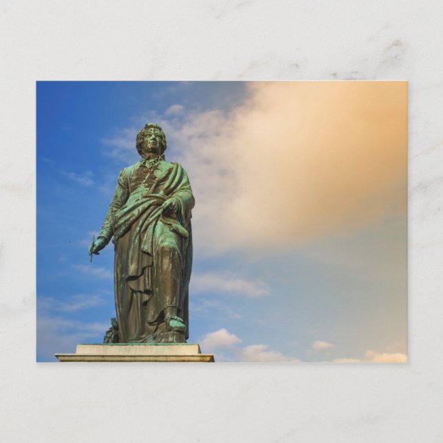 Carte Postale Monument de Mozart, Salzbourg, Autriche (Devant)