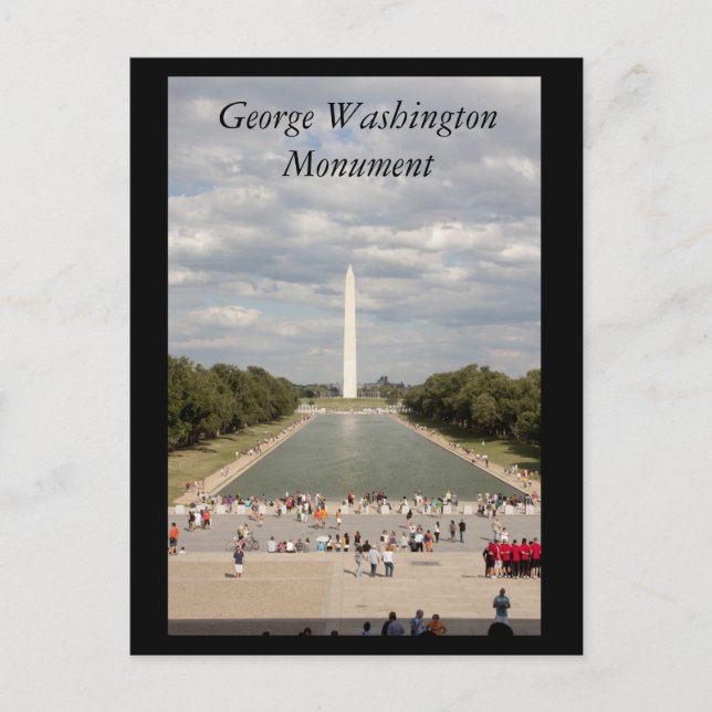Carte Postale Monument George Washington (Devant)