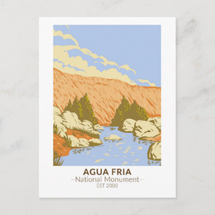 Carte Postale Monument national d'Agua Fria Badger Springs Canyo