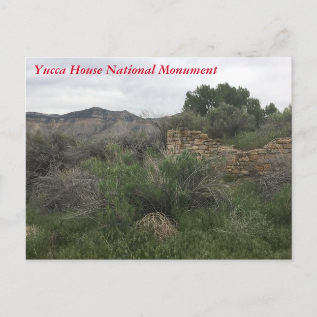 Carte Postale Monument national de la Maison Yucca (Devant)